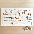 Puzzle en bois du monde perdu