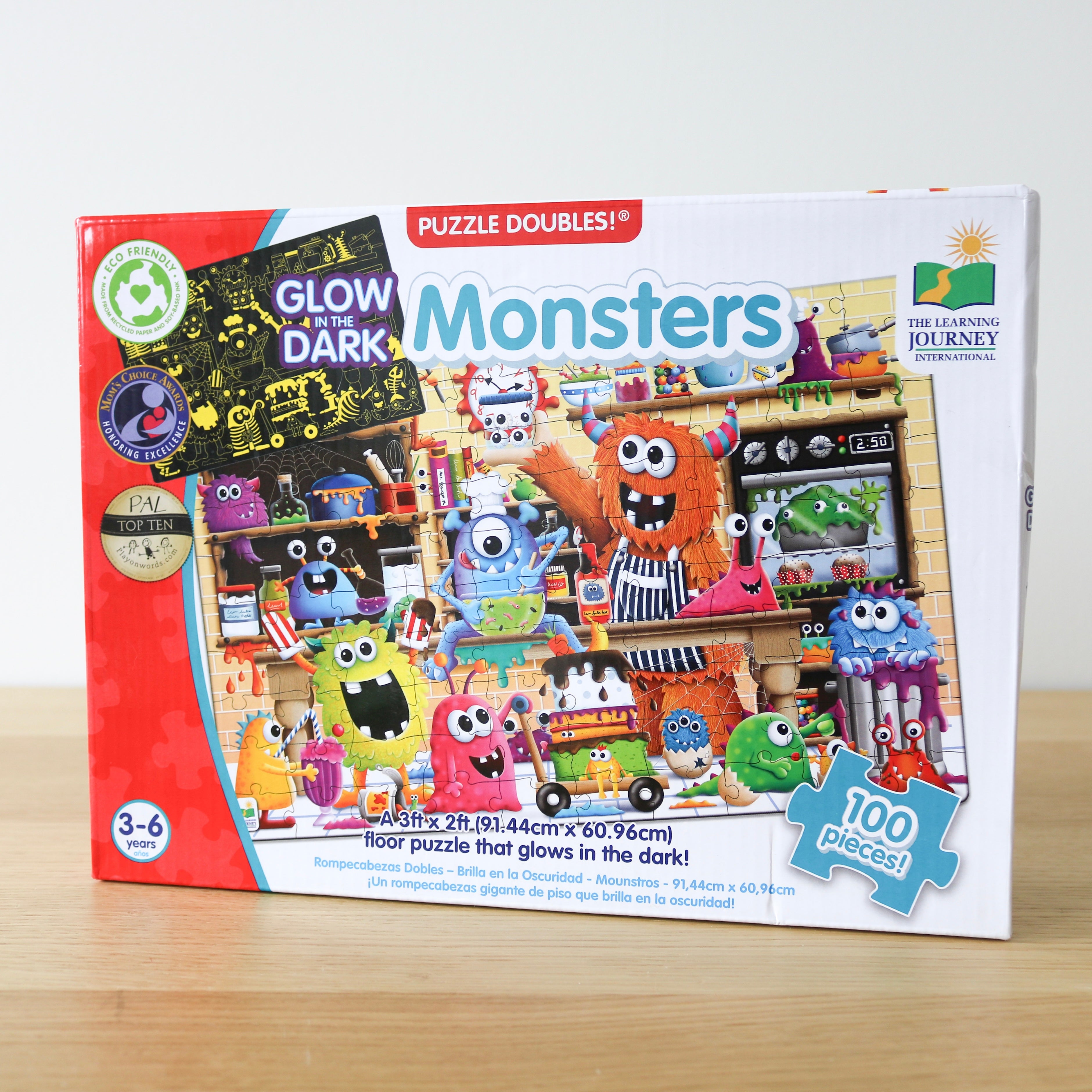 Glow In The Dark Monsters Puzzle (100 pcs.)