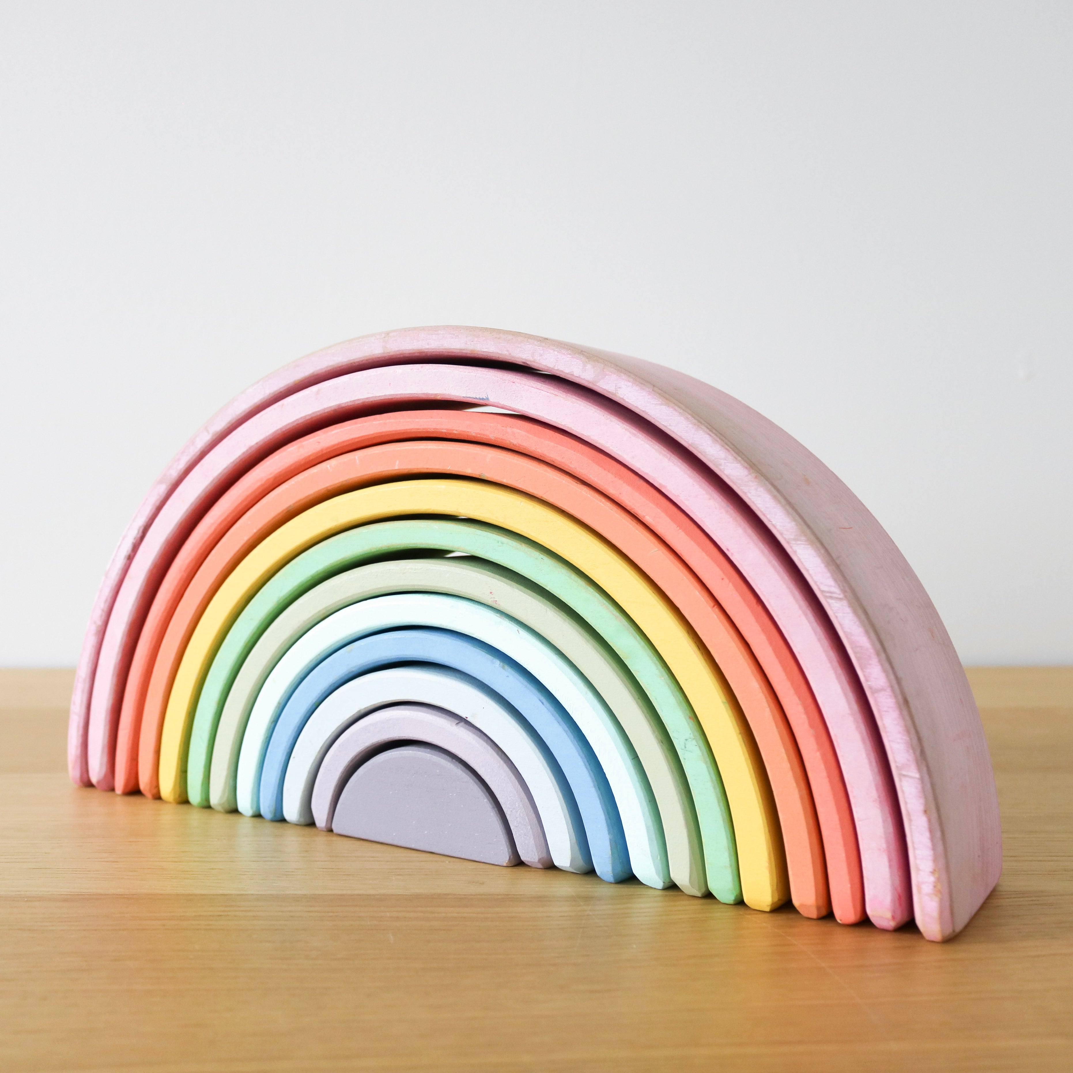 Large Pastel Rainbow Stacker