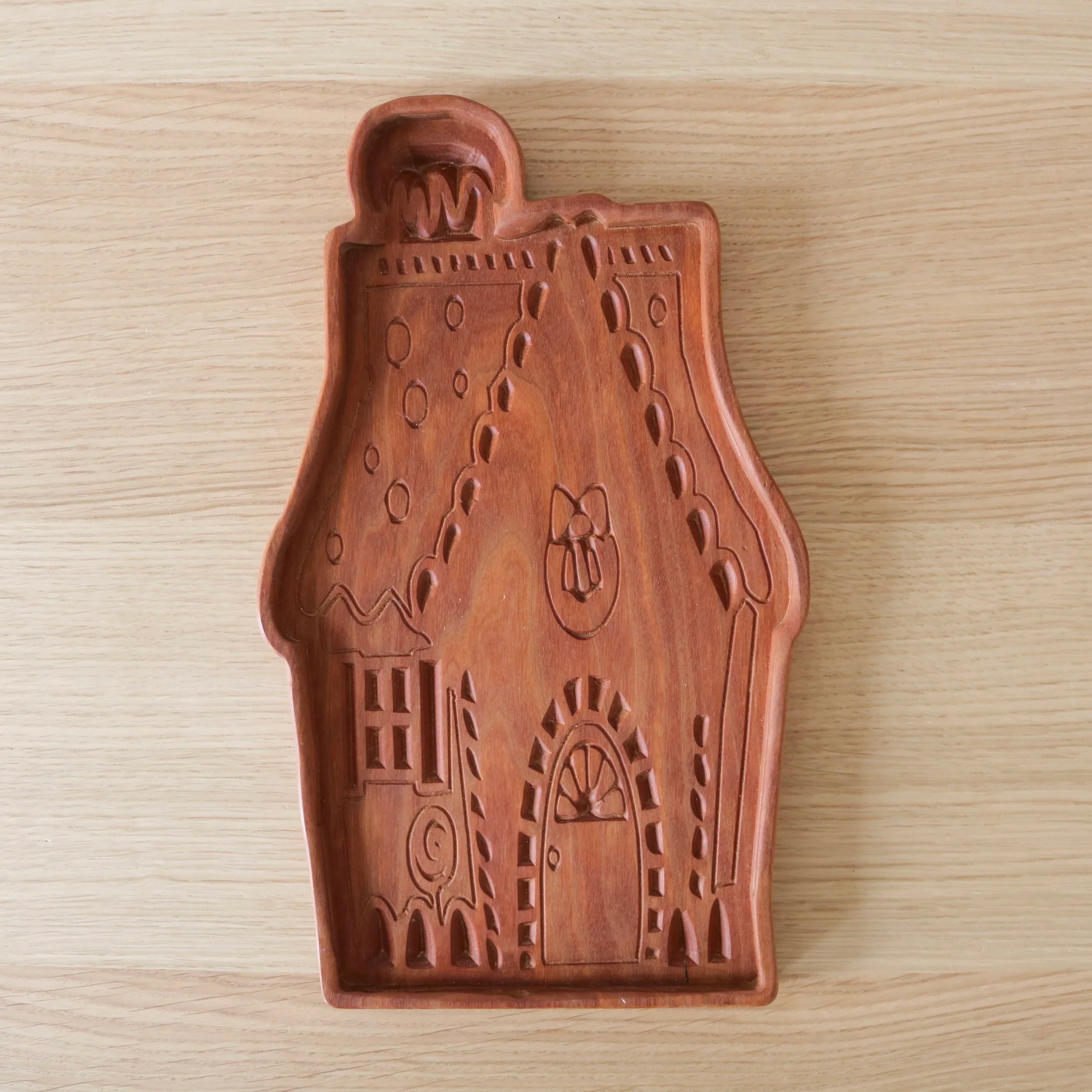 Gingerbread House Sensory Tray