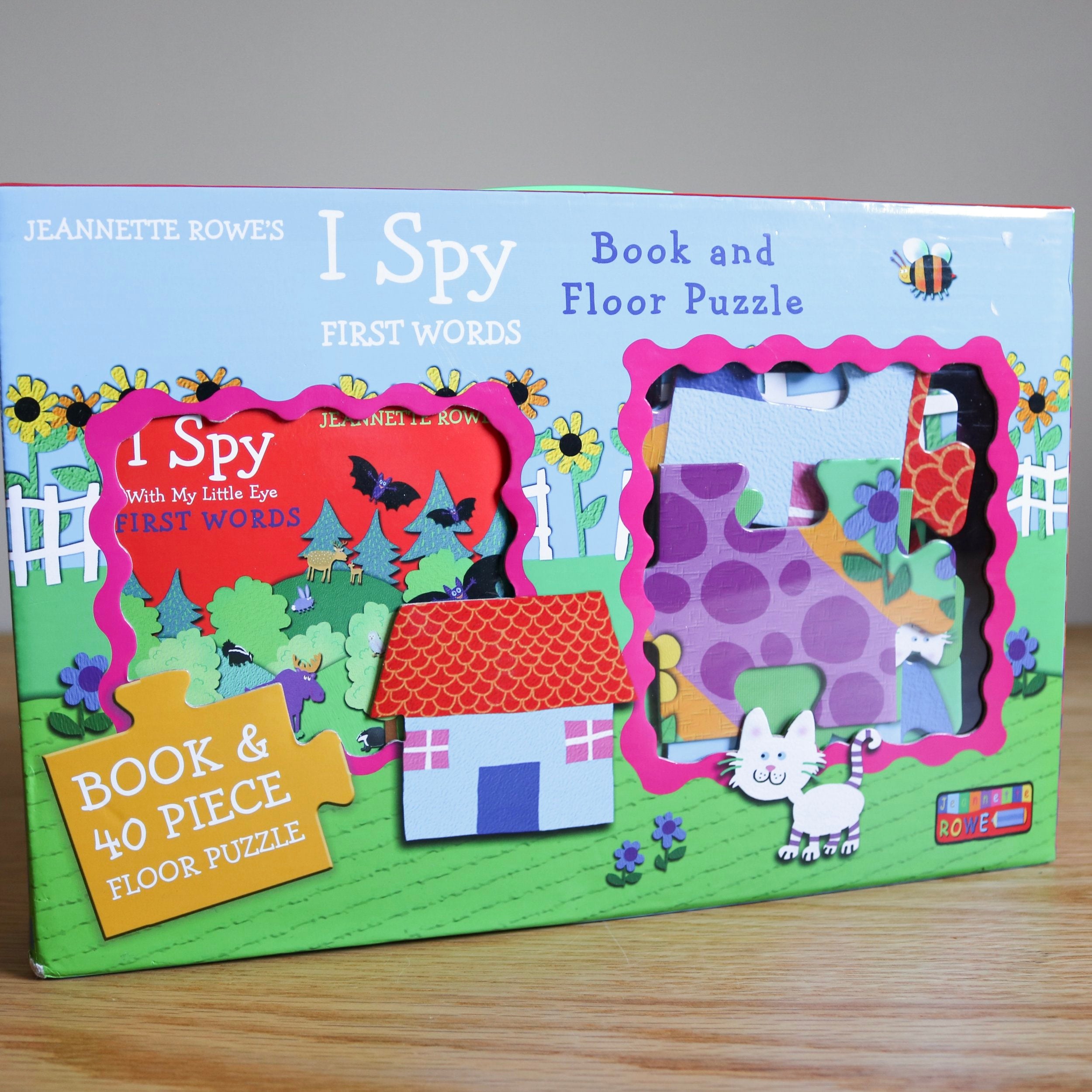 Livre et puzzle de sol « Je vois les premiers mots »