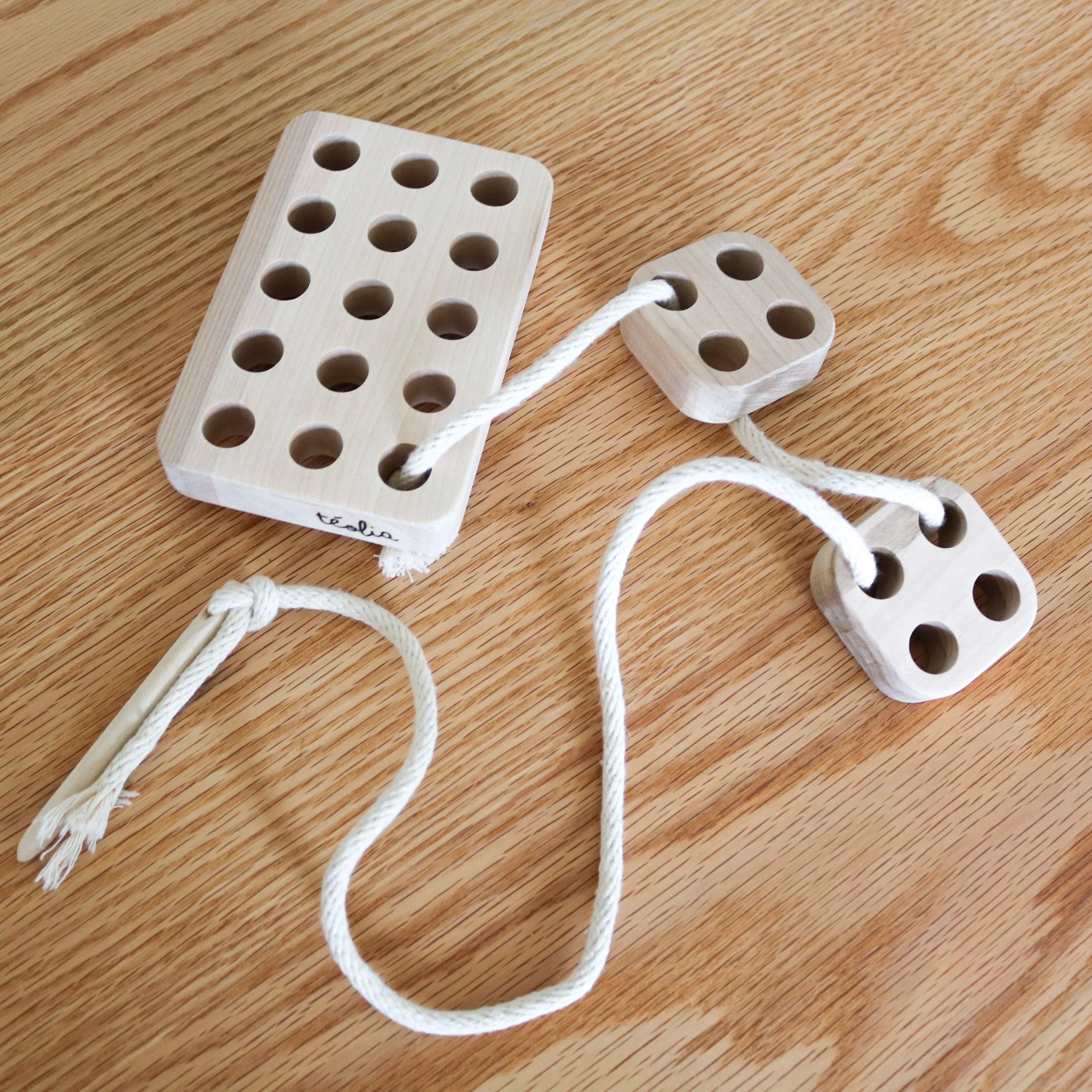 Wooden Lacing Toy