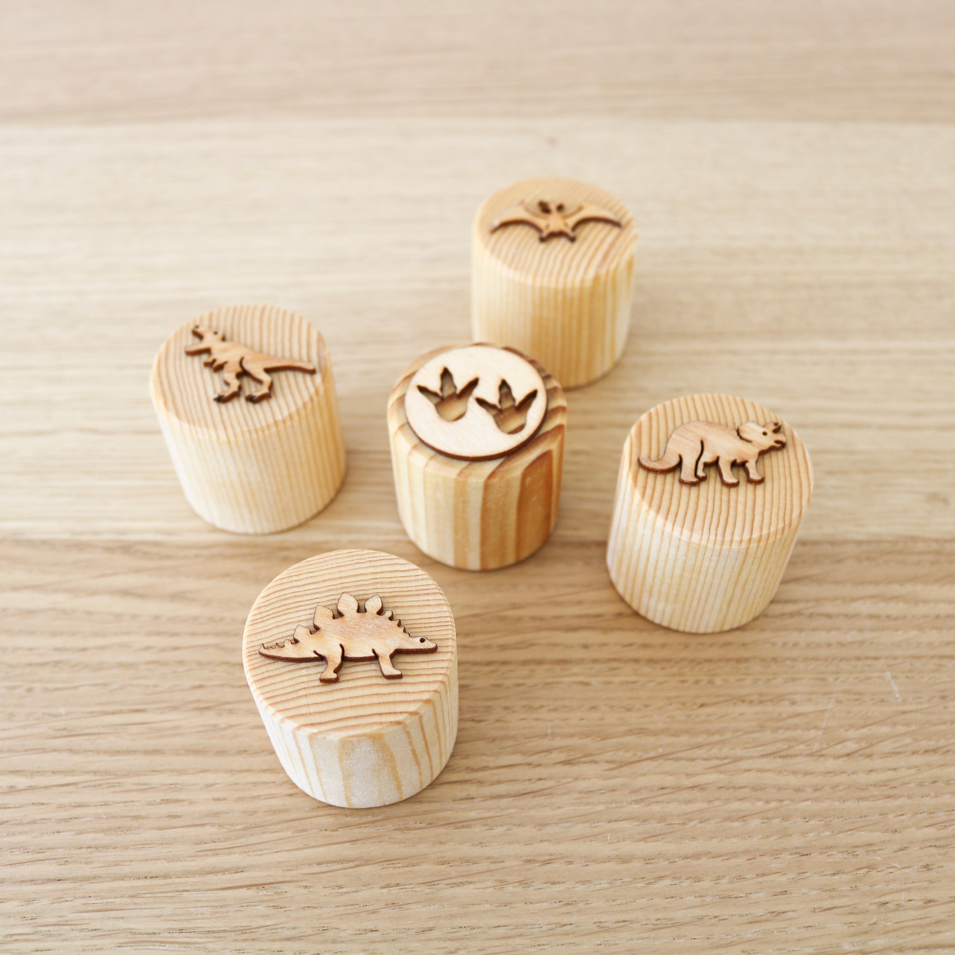 Dinosaur Play Dough Stamps (5 pcs.)