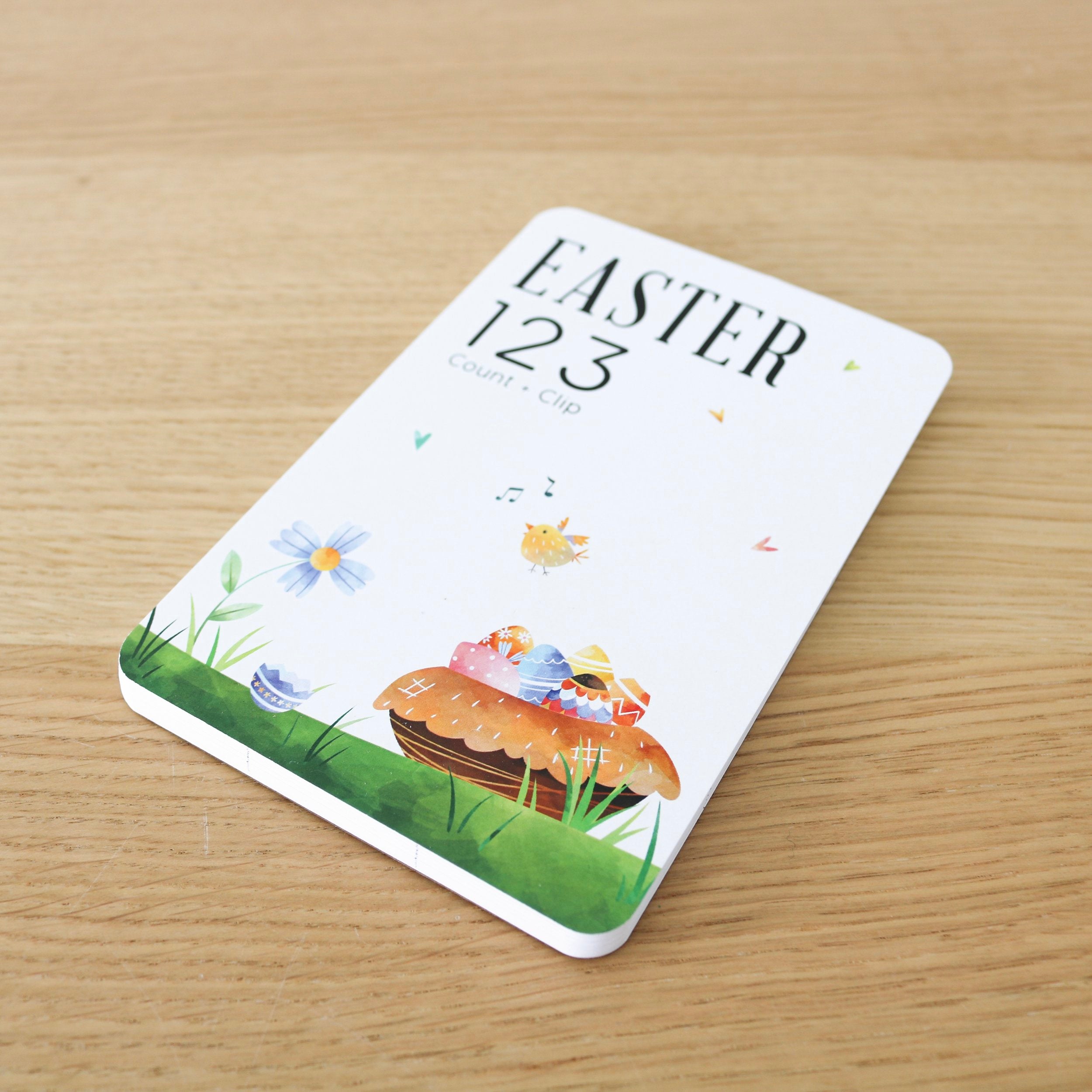 Easter 123 Count and Clip