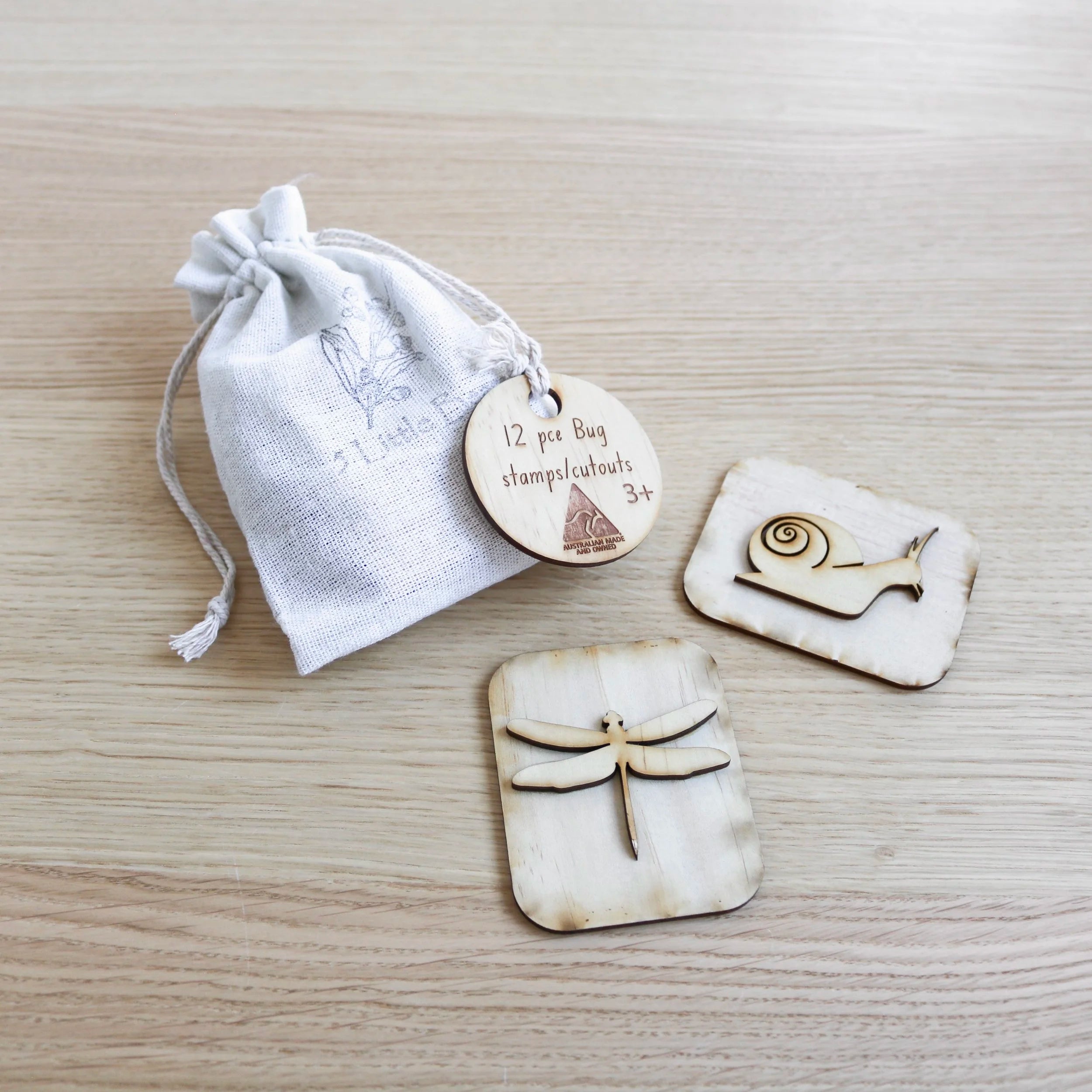 Tampons/Découpes Insectes (12 pièces)