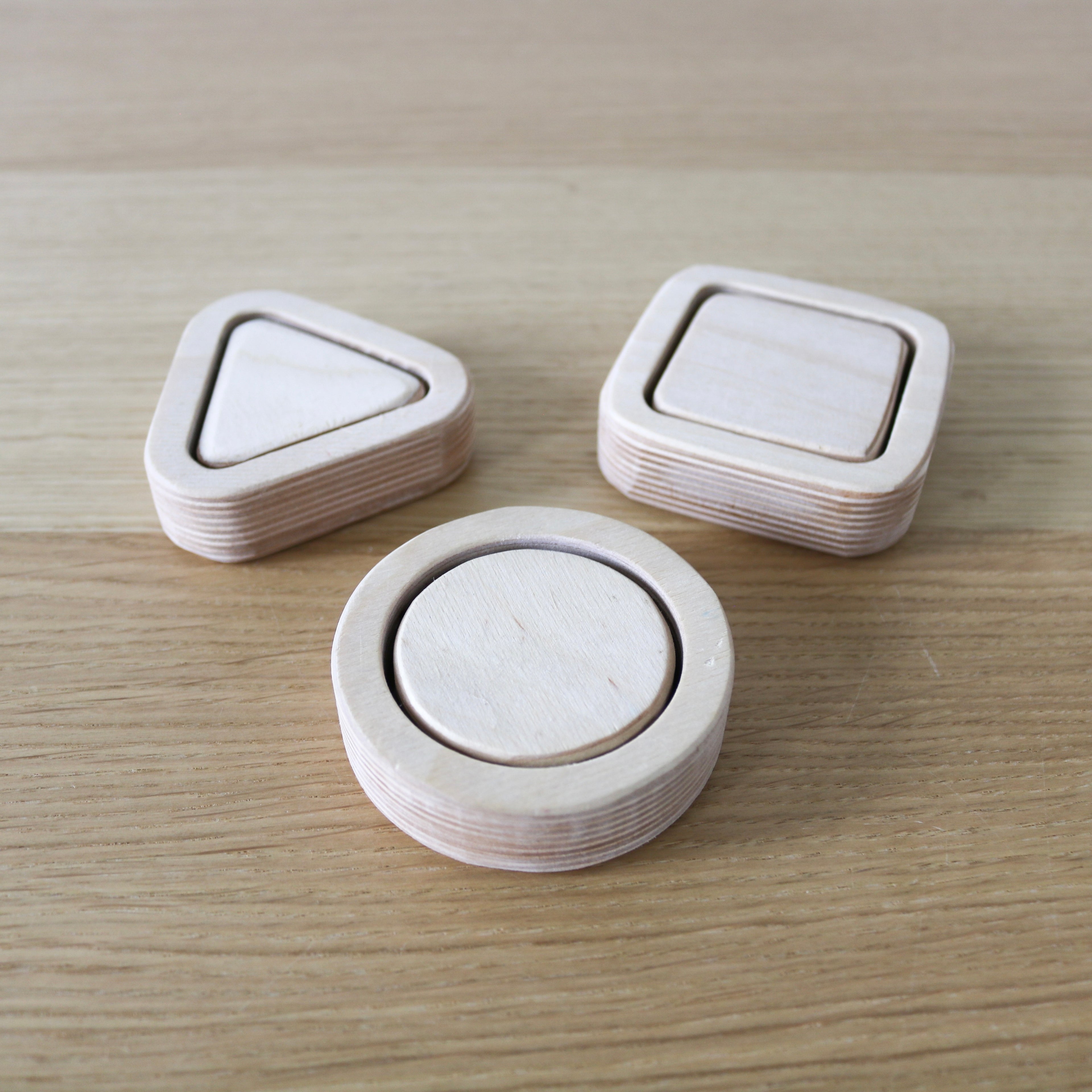Two Piece Shape Puzzles