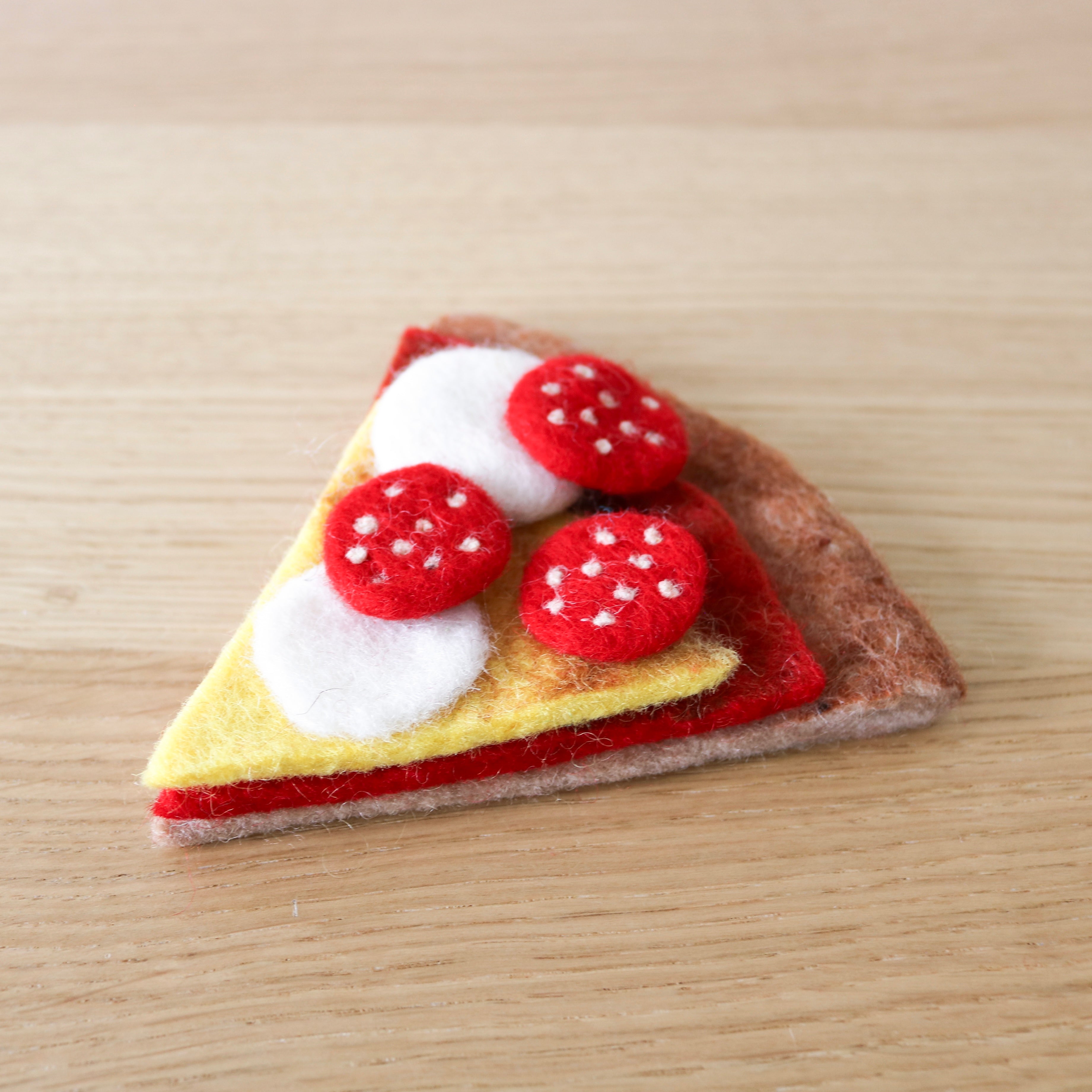 Felt Pepperoni Pizza Slice