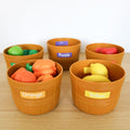 Jeu de tri par couleur sur le thème du marché fermier