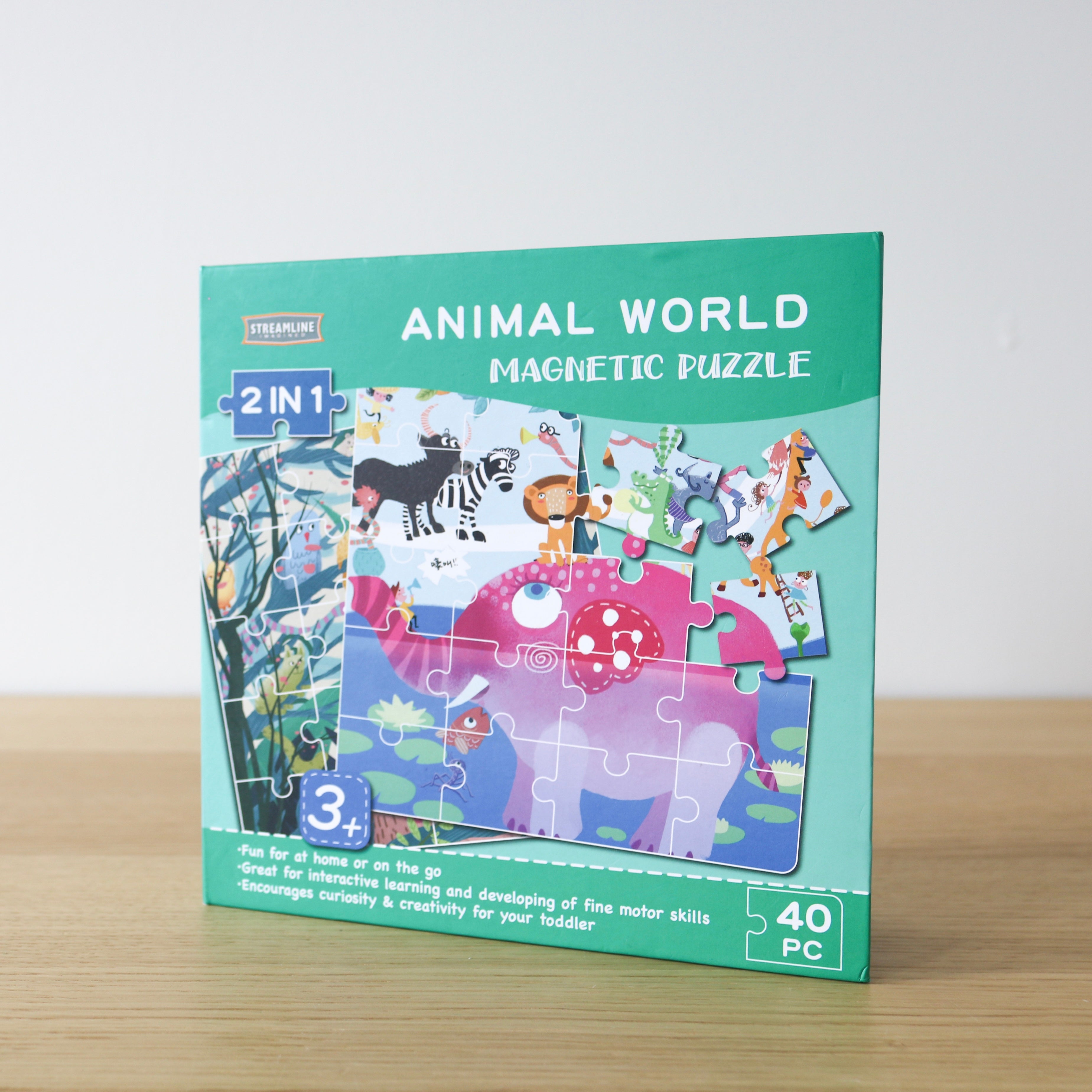Animal World Magnetic Puzzle