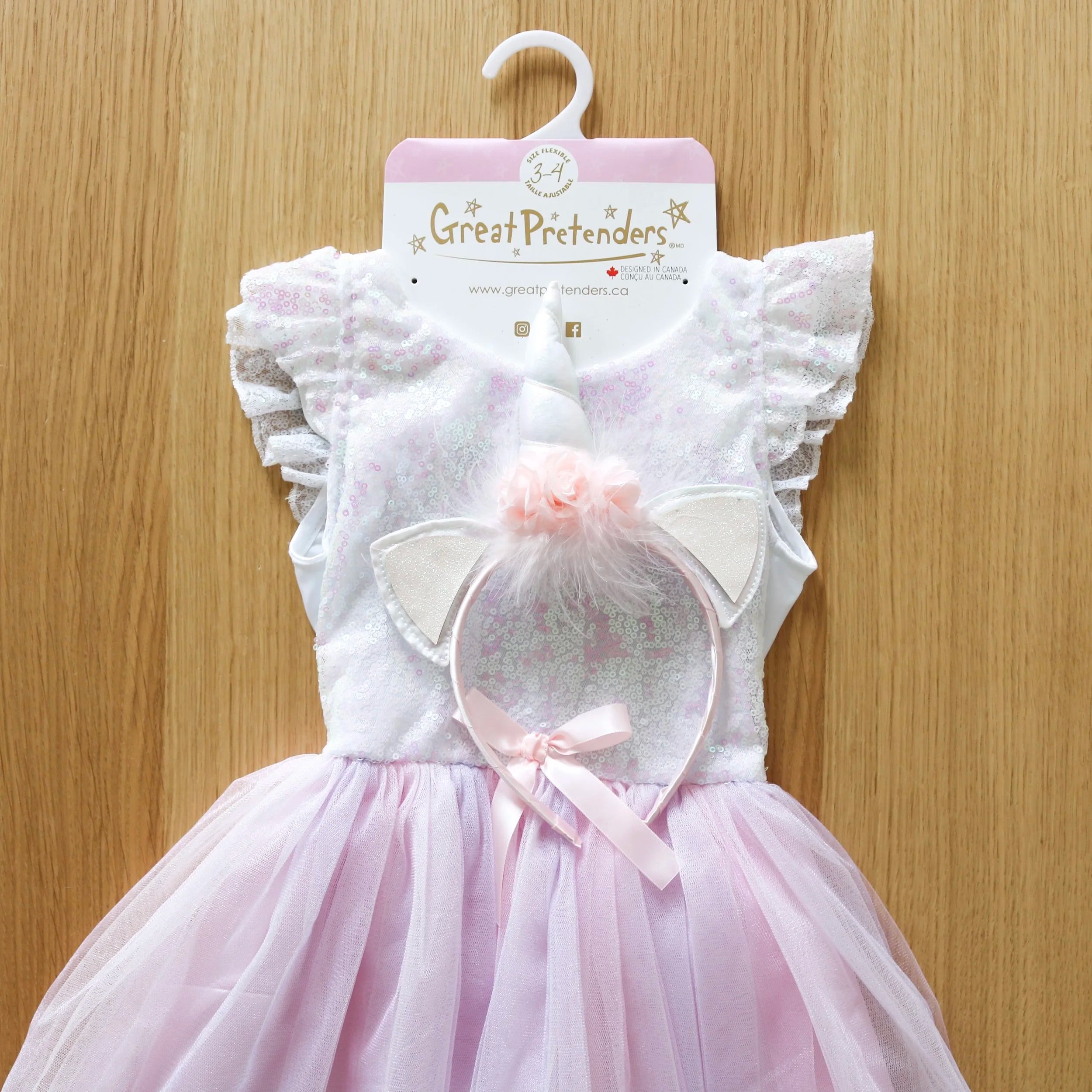 Dreamy Unicorn Dress and Headband (Size 2-3)