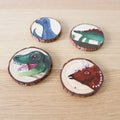 Dinosaur Tree Slices (4 pcs.)