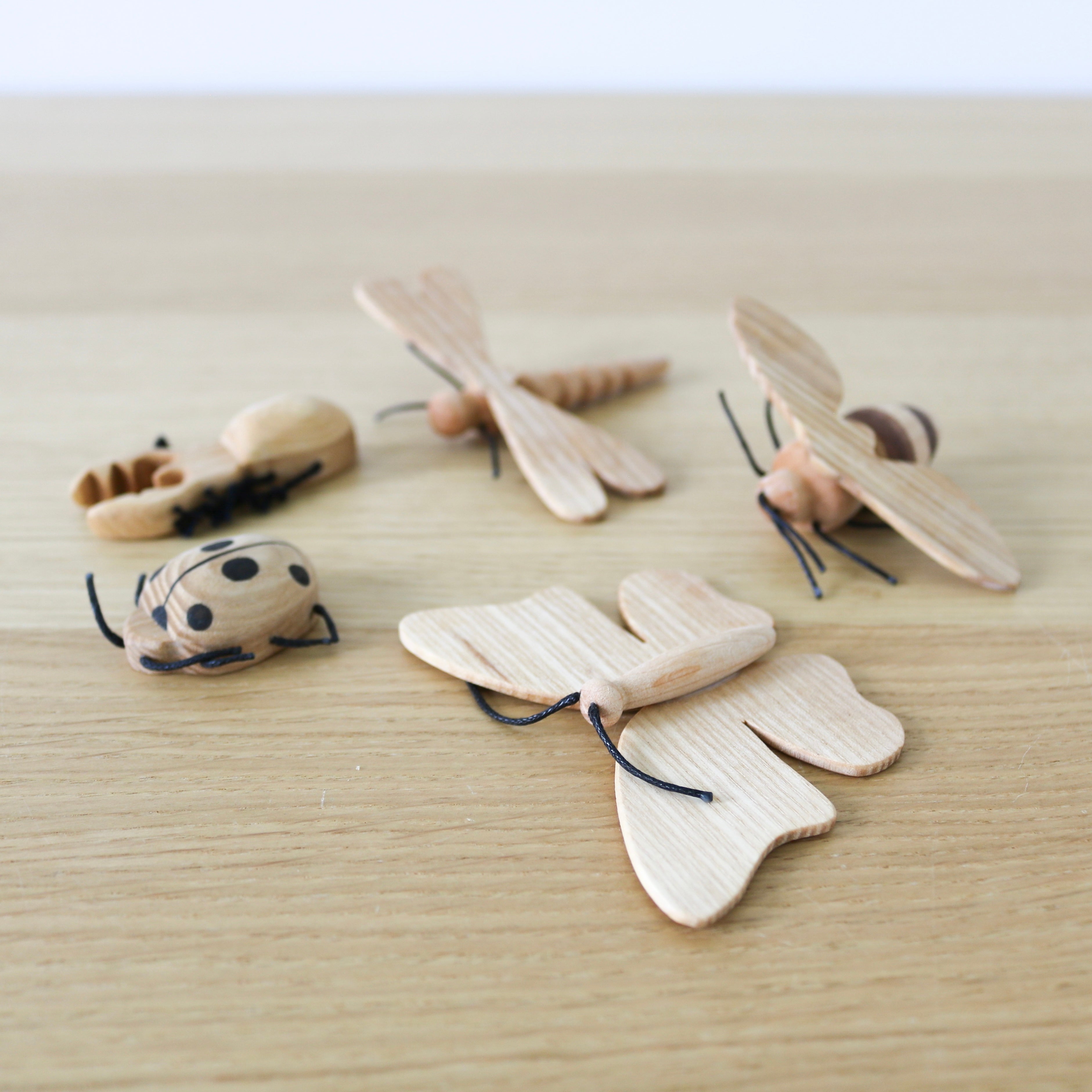 Wooden Insects (5 pcs.)
