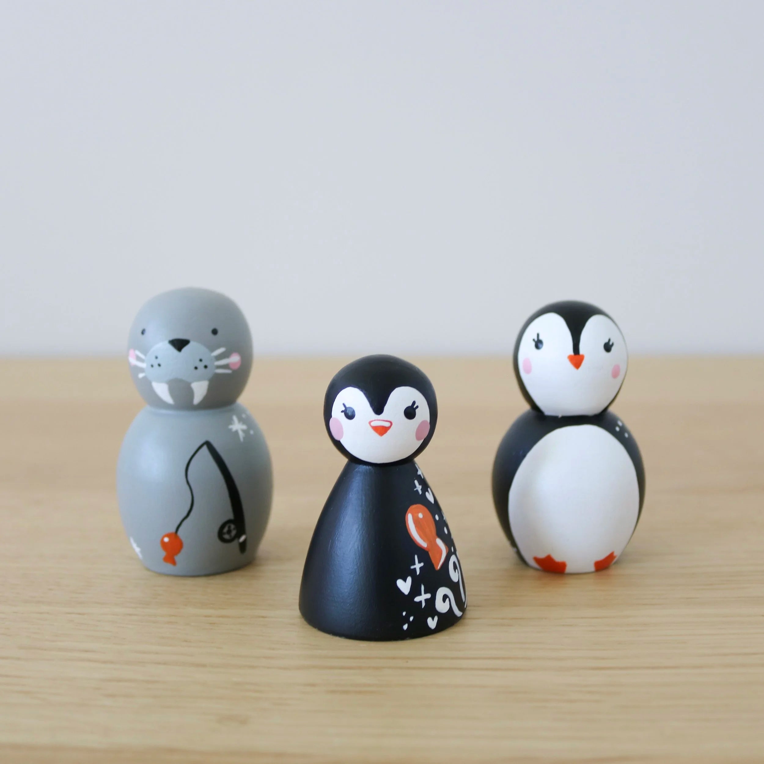 Penguins and Walrus (3 pcs.)
