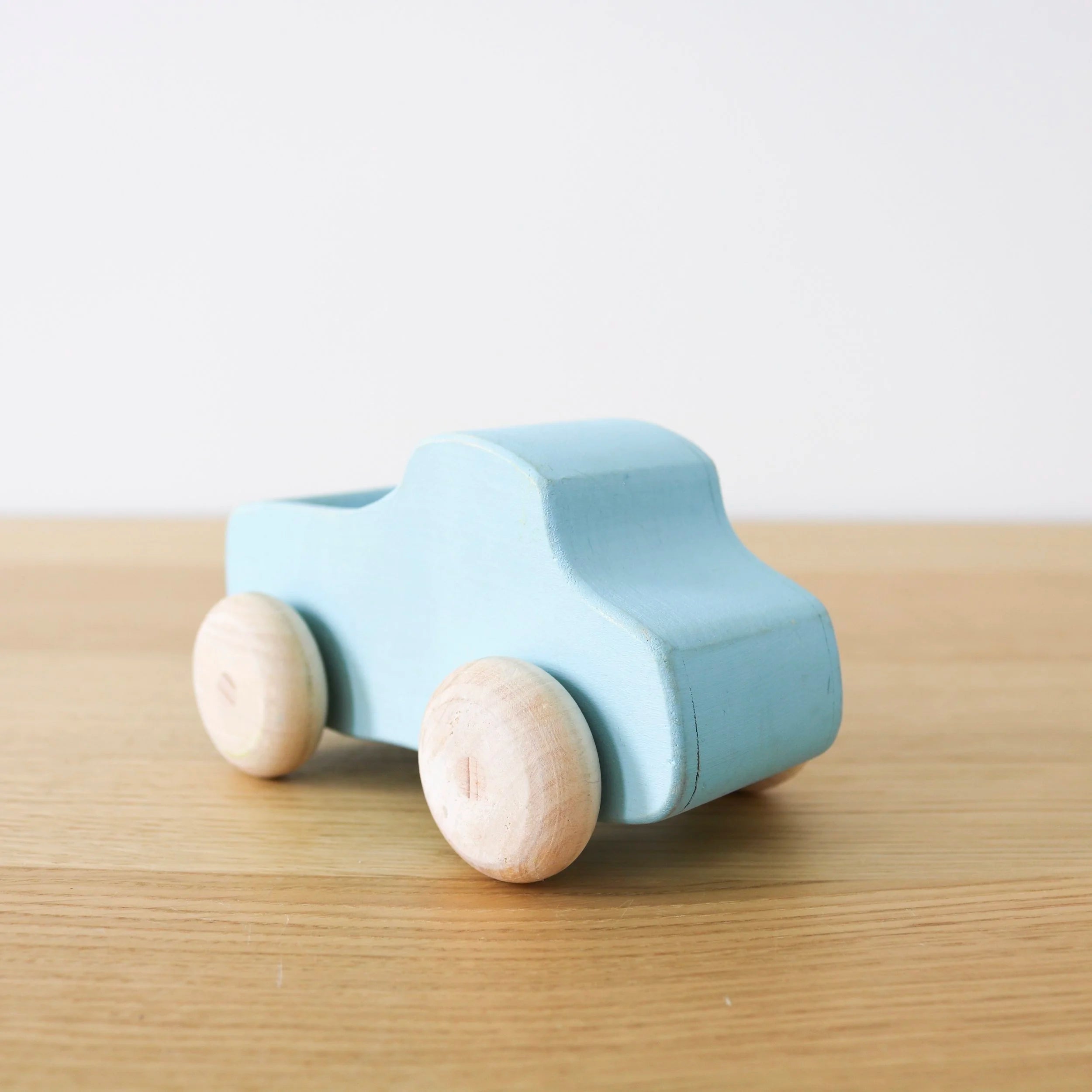 Blue Wooden Truck