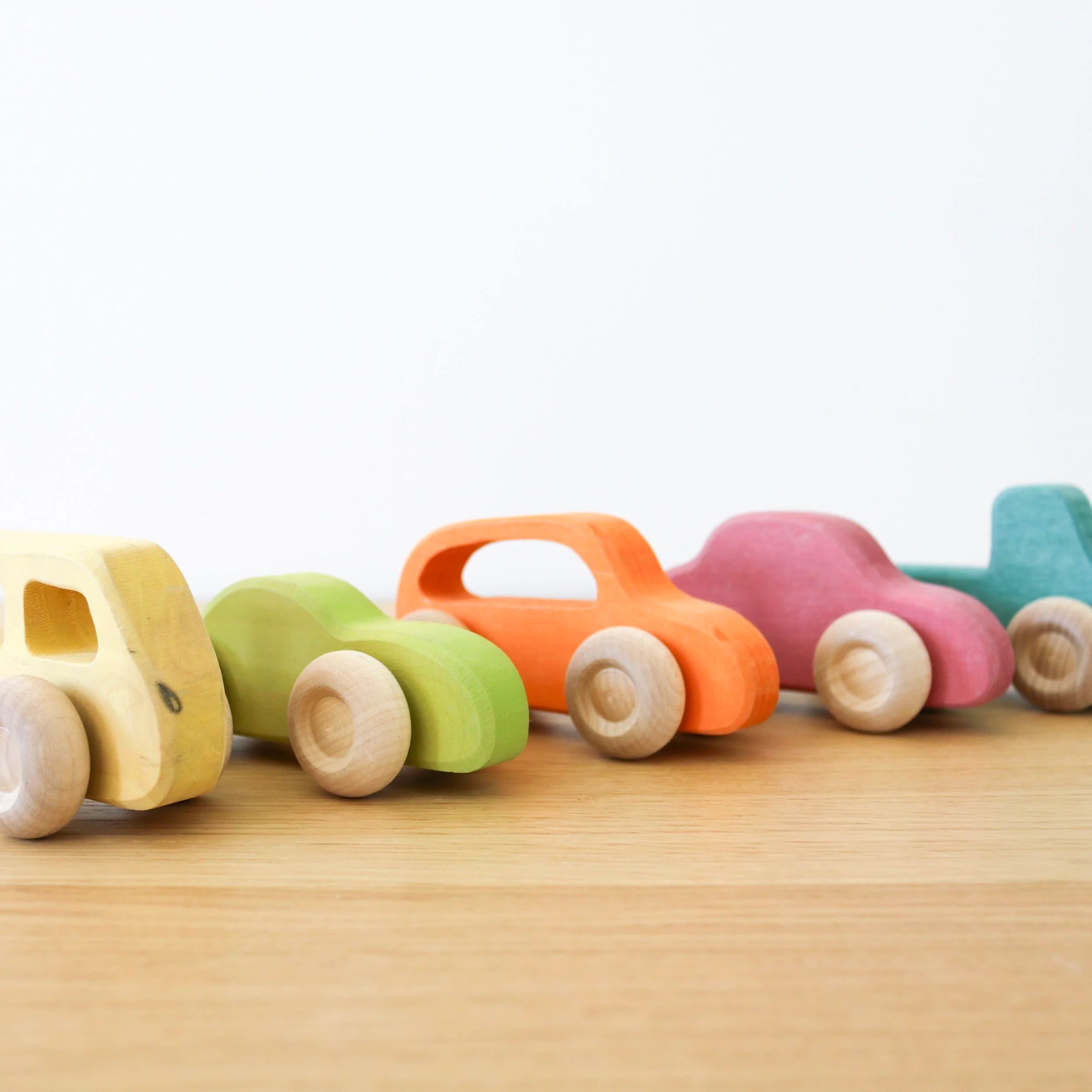Voitures pastel (5 pièces) 