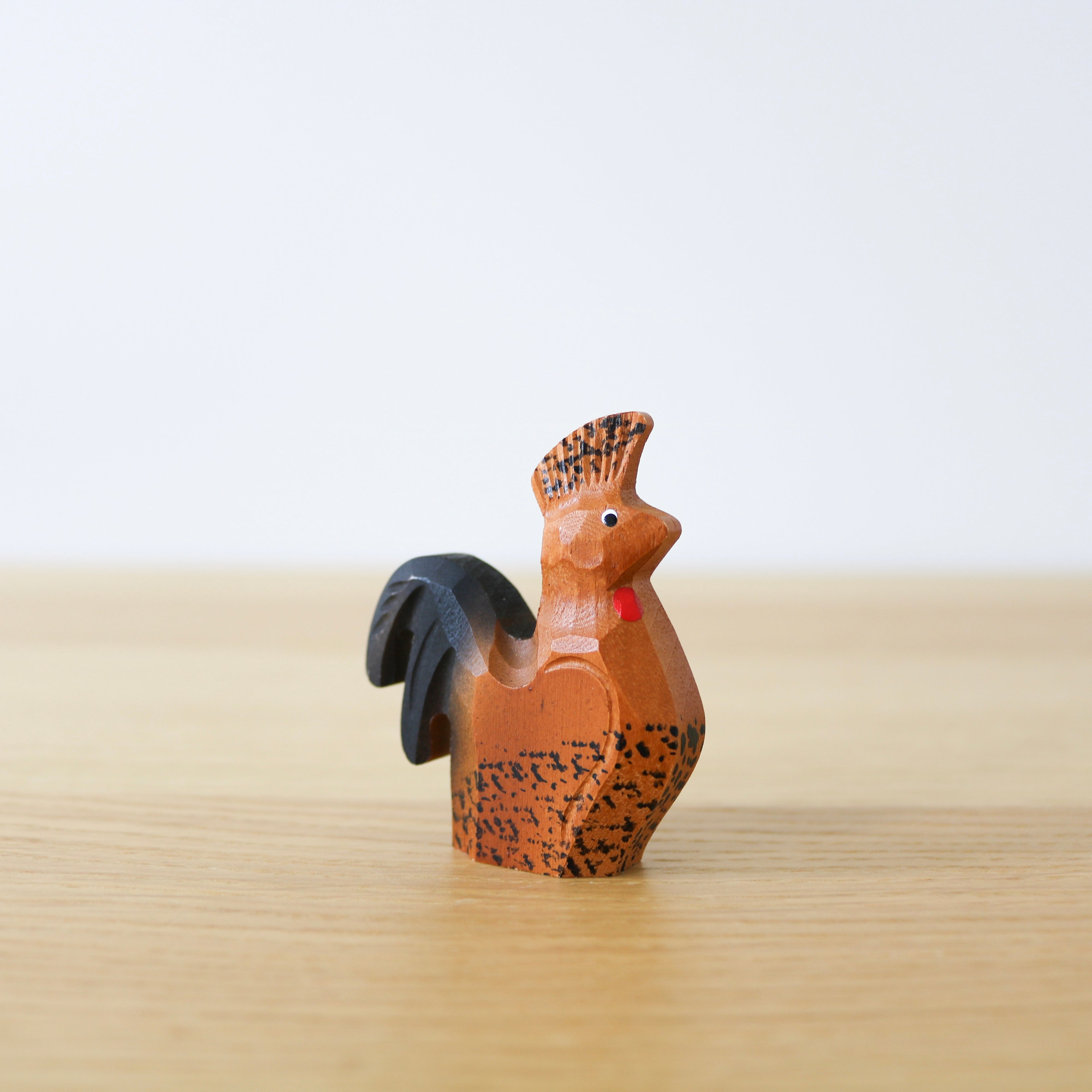 Handcrafted Wooden Rooster