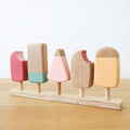 Wooden Coloured Popsicles