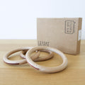 Natural Hoops (13cm) (3 pcs.)