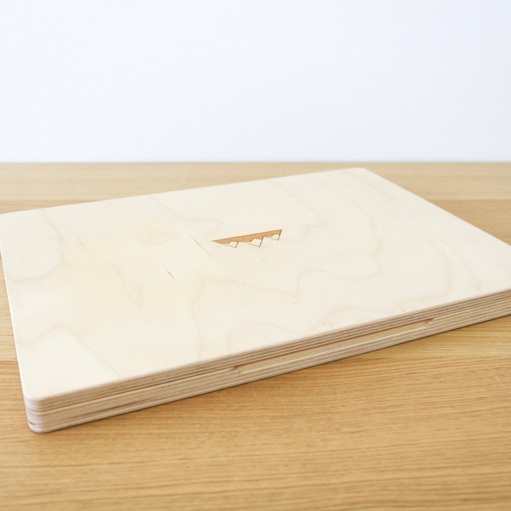Wooden Chalk Laptop