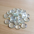 Pierres précieuses en verre transparent (29 pièces)