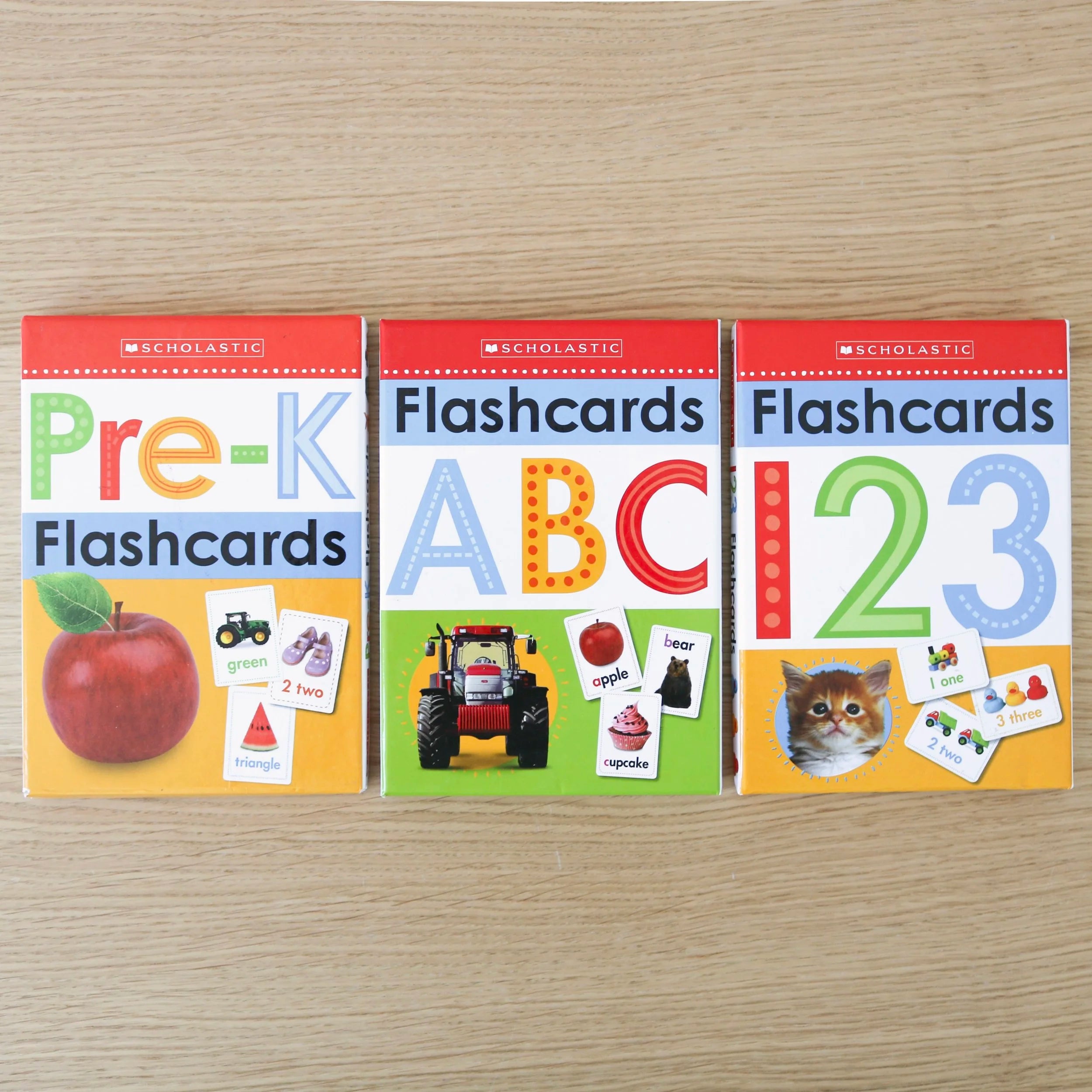 ABC, 123 and Pre-K Flashcards