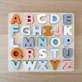 Puzzle de l'alphabet en majuscules 