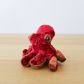 Red Octopus Finger Puppet
