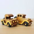 Voitures classiques en bois (2 pièces) 