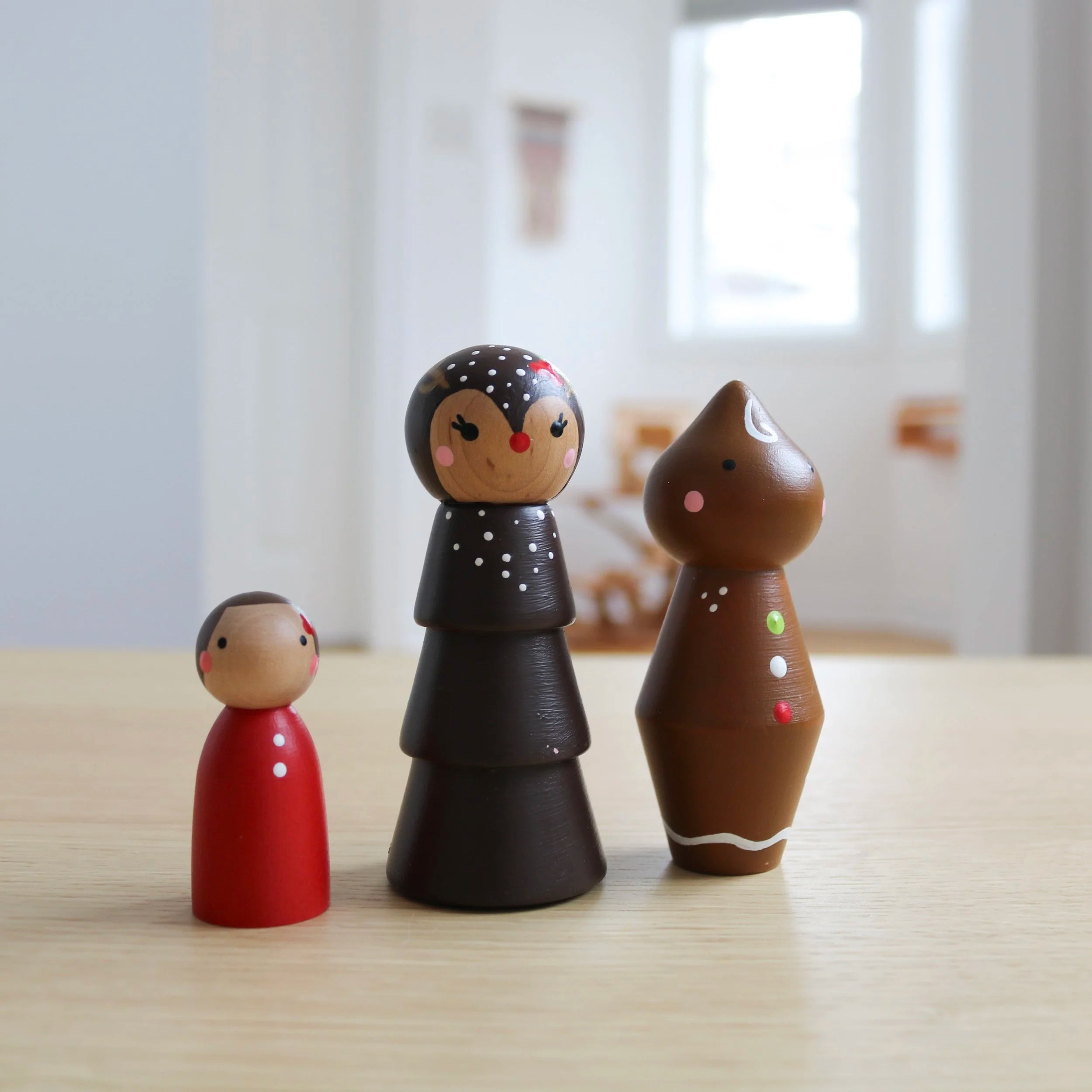 Reindeer, Gingerbread Man and Elf (3 pcs.)