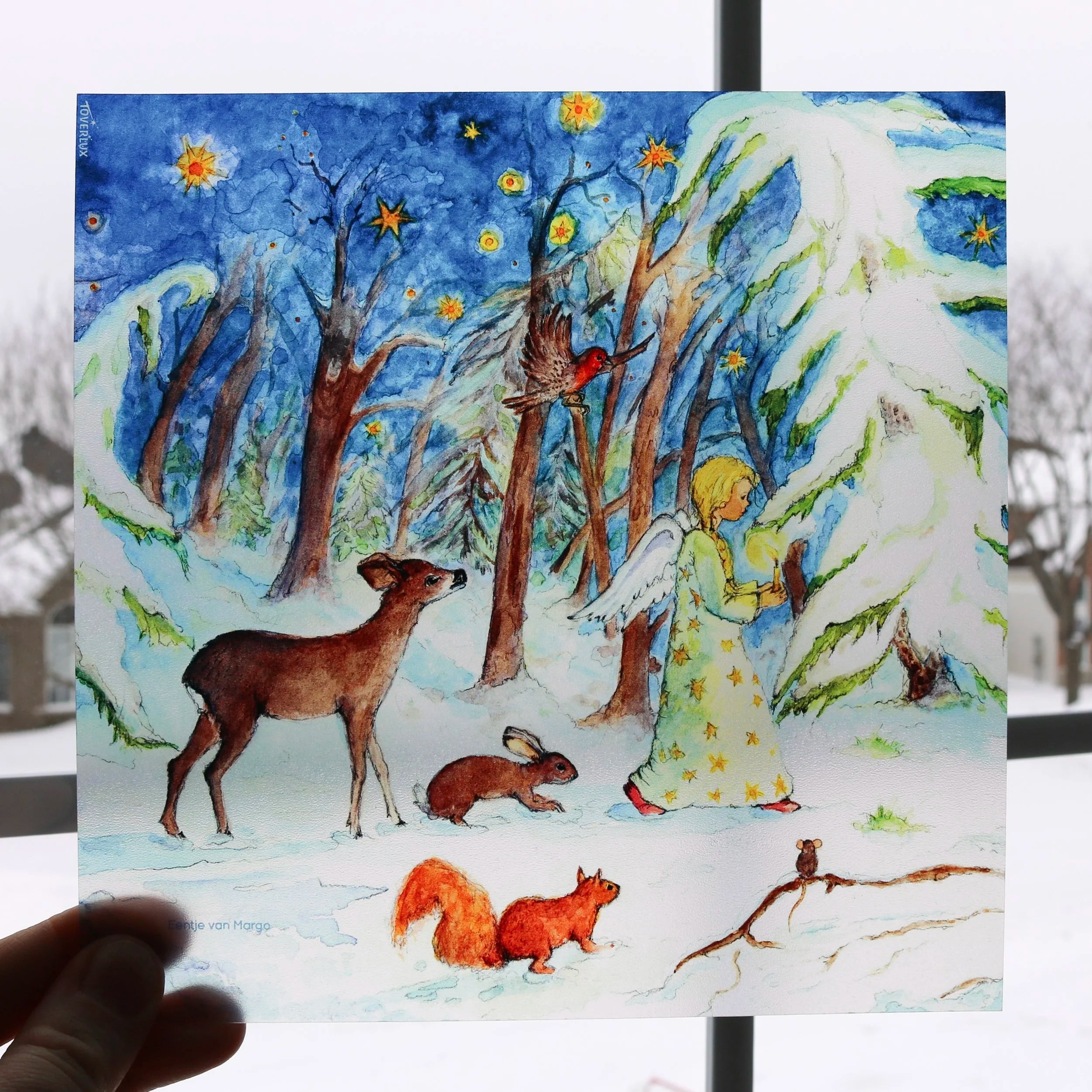 Winter Forest Silhouette by Entje van Margo