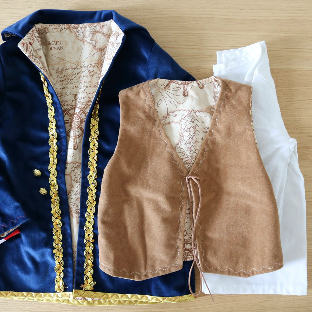 Costume de pirate fait main (2-3T) 