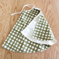 Olive Gingham Cape