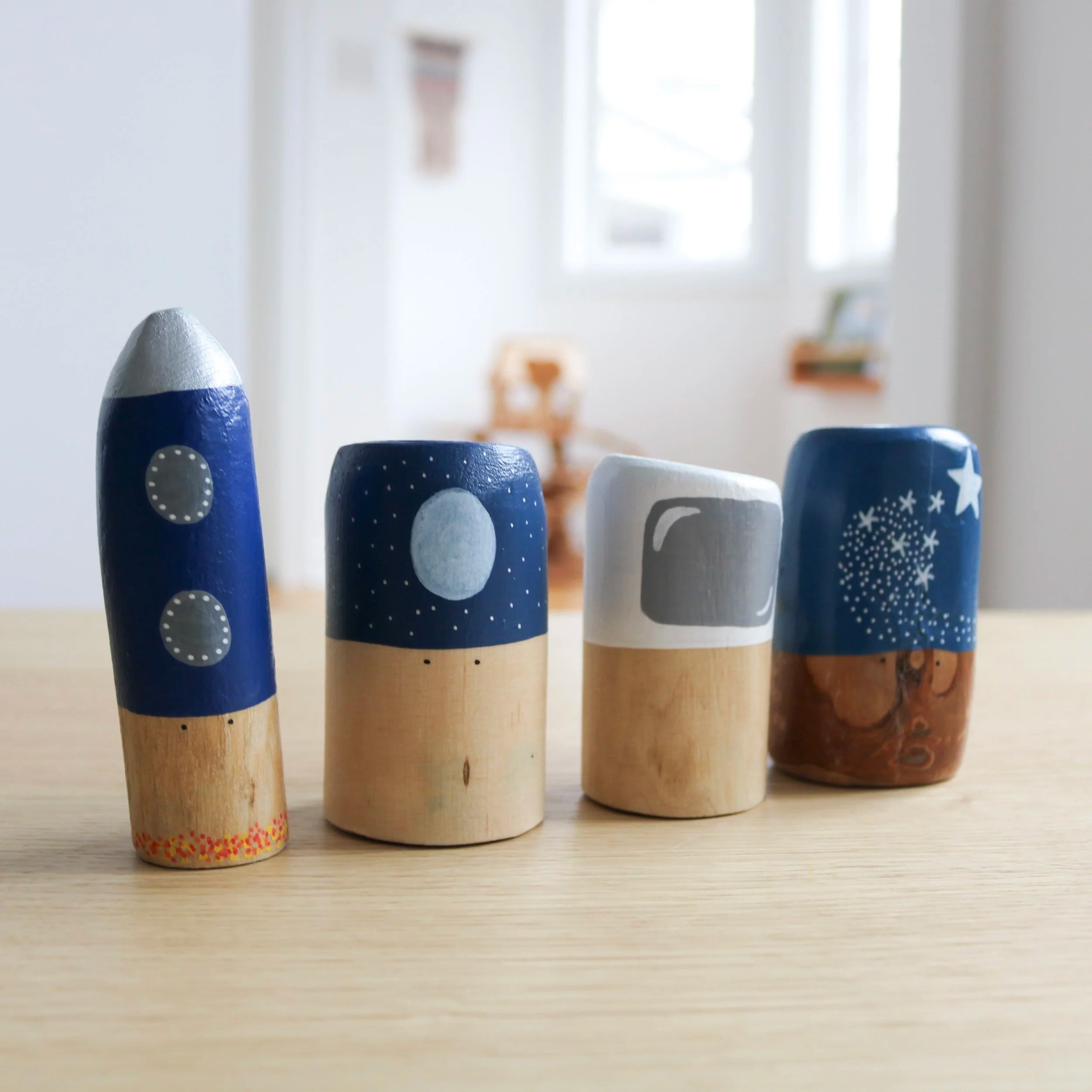 Gnomes de l'espace (4 pièces)