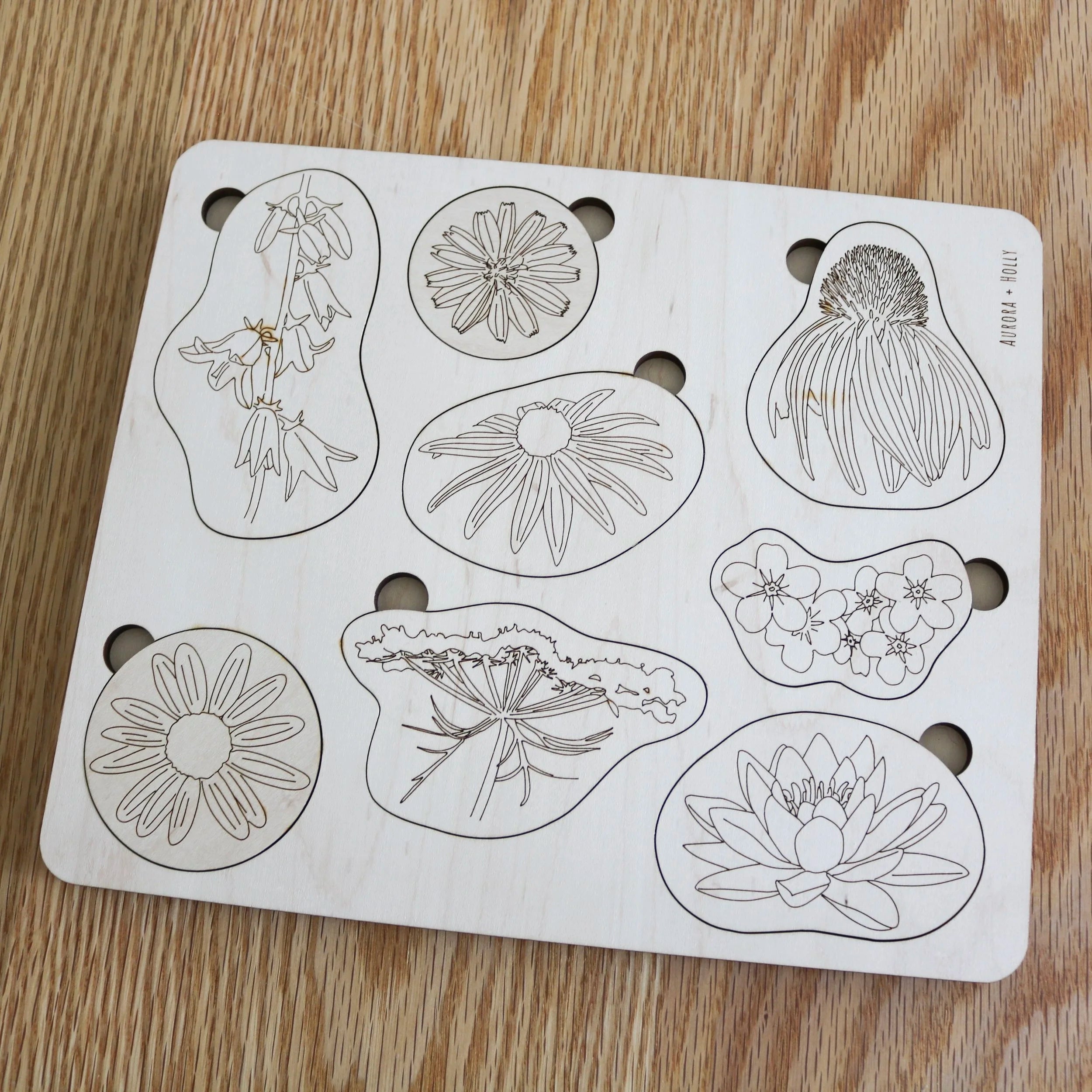 Puzzle des fleurs sauvages