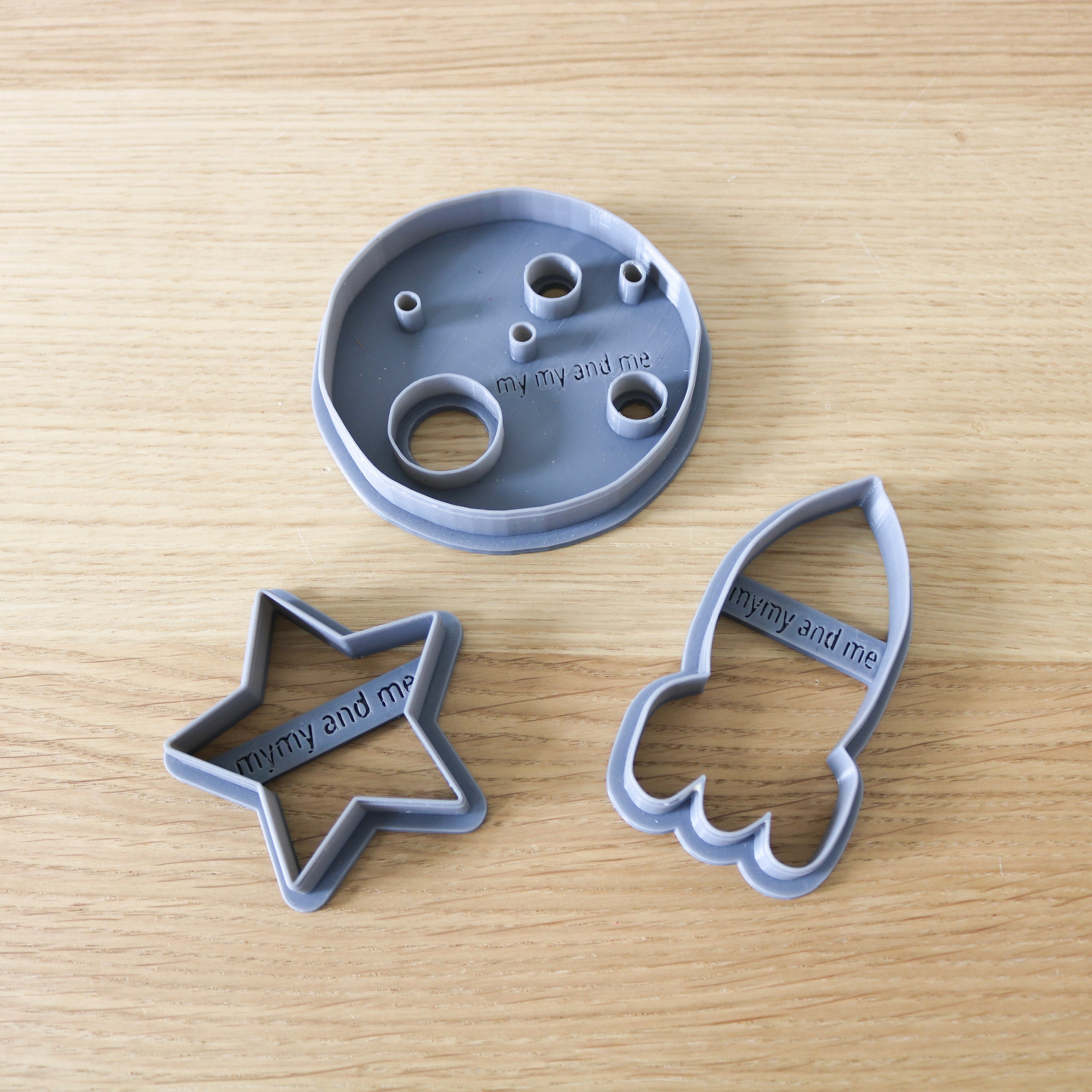 Outer Space Play Dough Cutters (3 pcs.)