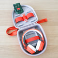 Casque audio et mini étui de voyage 