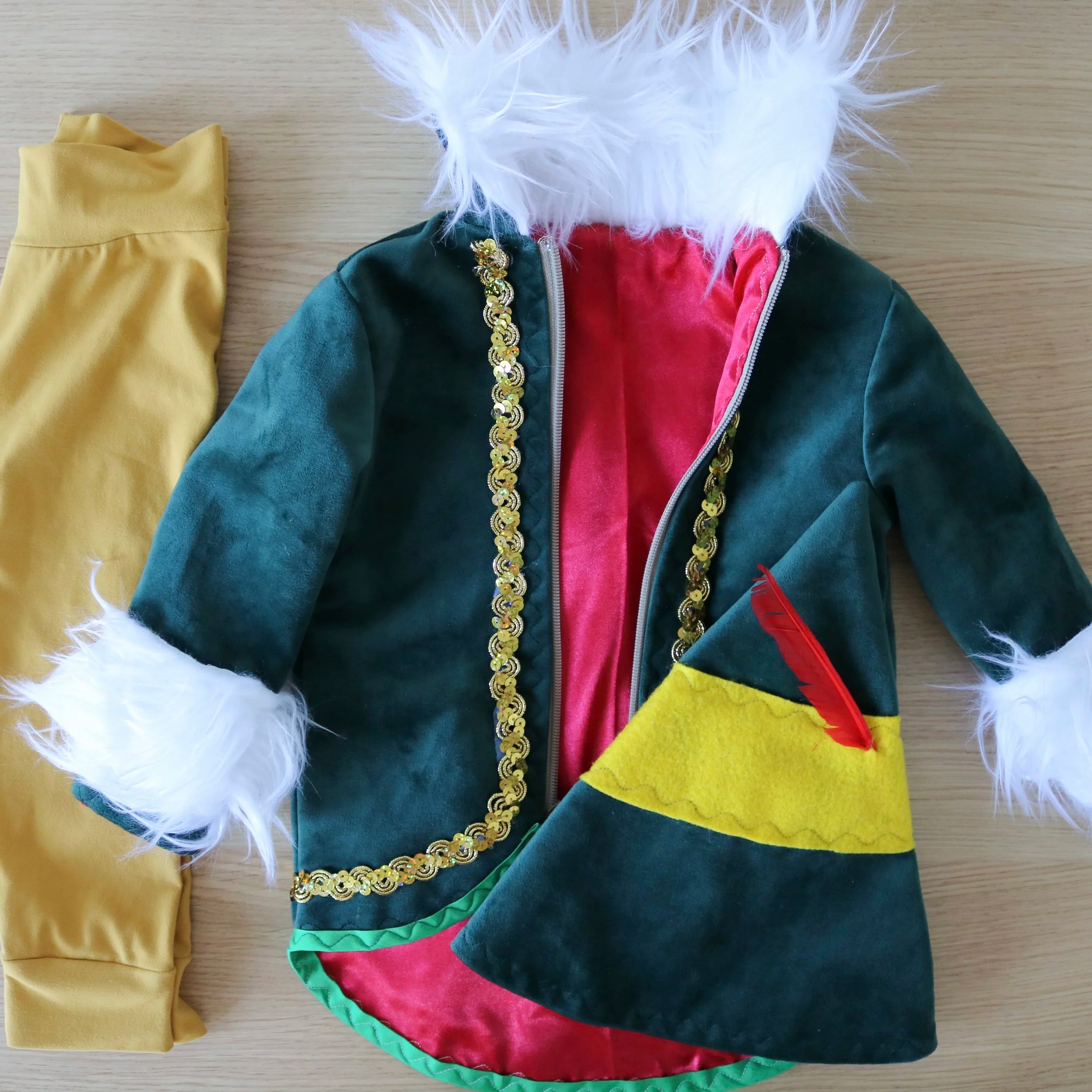Handmade Buddy the Elf Costume (2-3T)