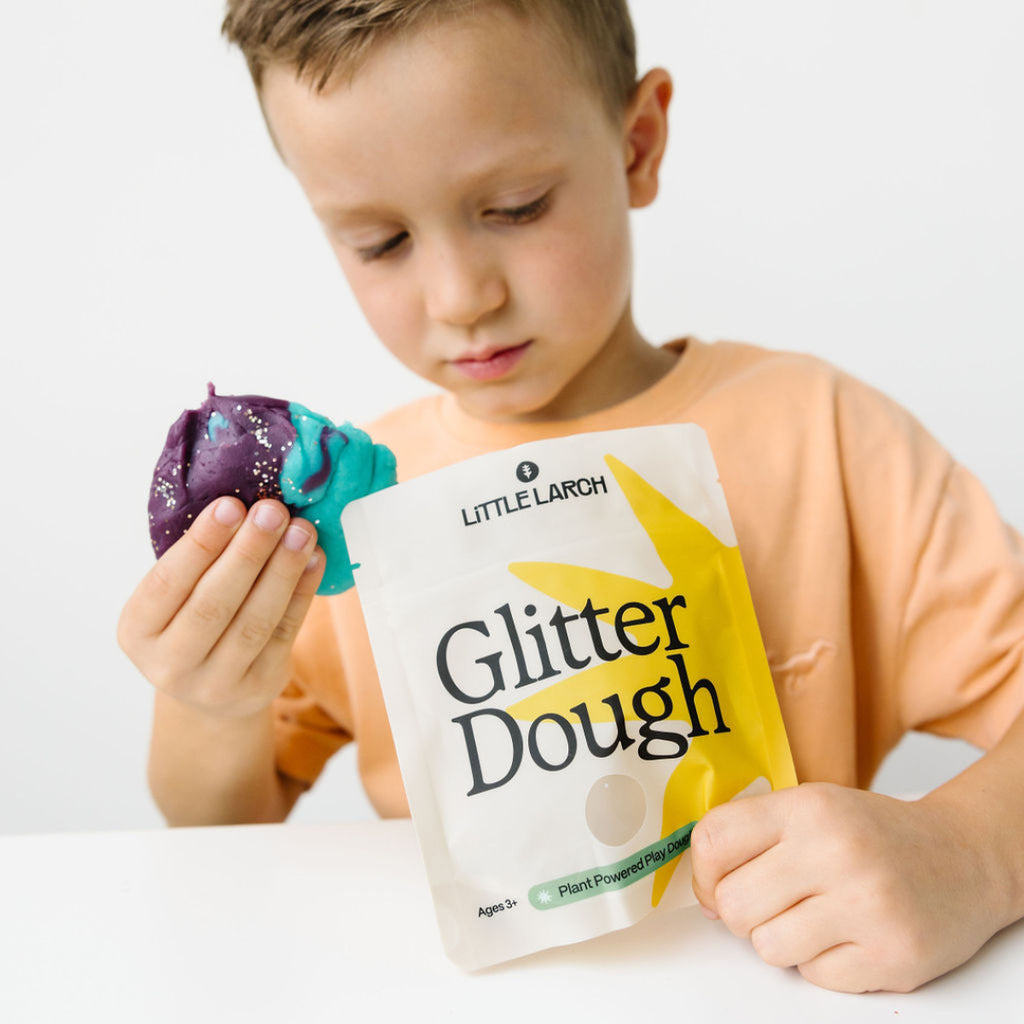 Pâte à modeler à paillettes naturelles