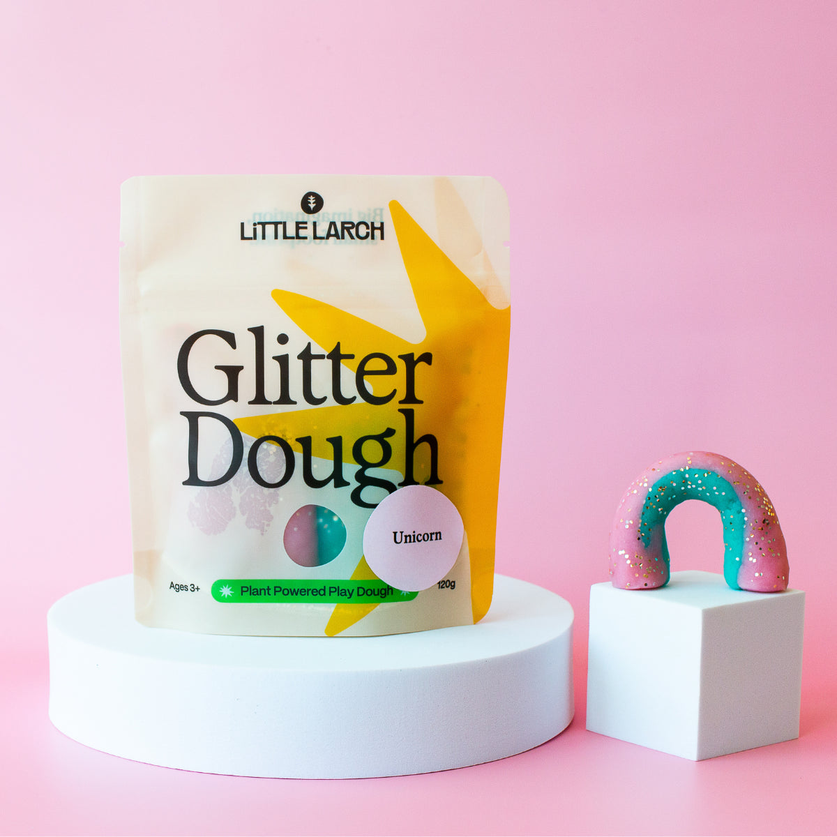 Pâte à modeler à paillettes naturelles