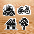 High Contrast Wall Decals