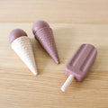 Wooden Chocolate Ice Cream and Popsicle
