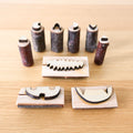Pumpkin Face Play Dough Stamps (9 pcs.)
