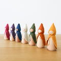 Rainbow Wooden Gnome Set