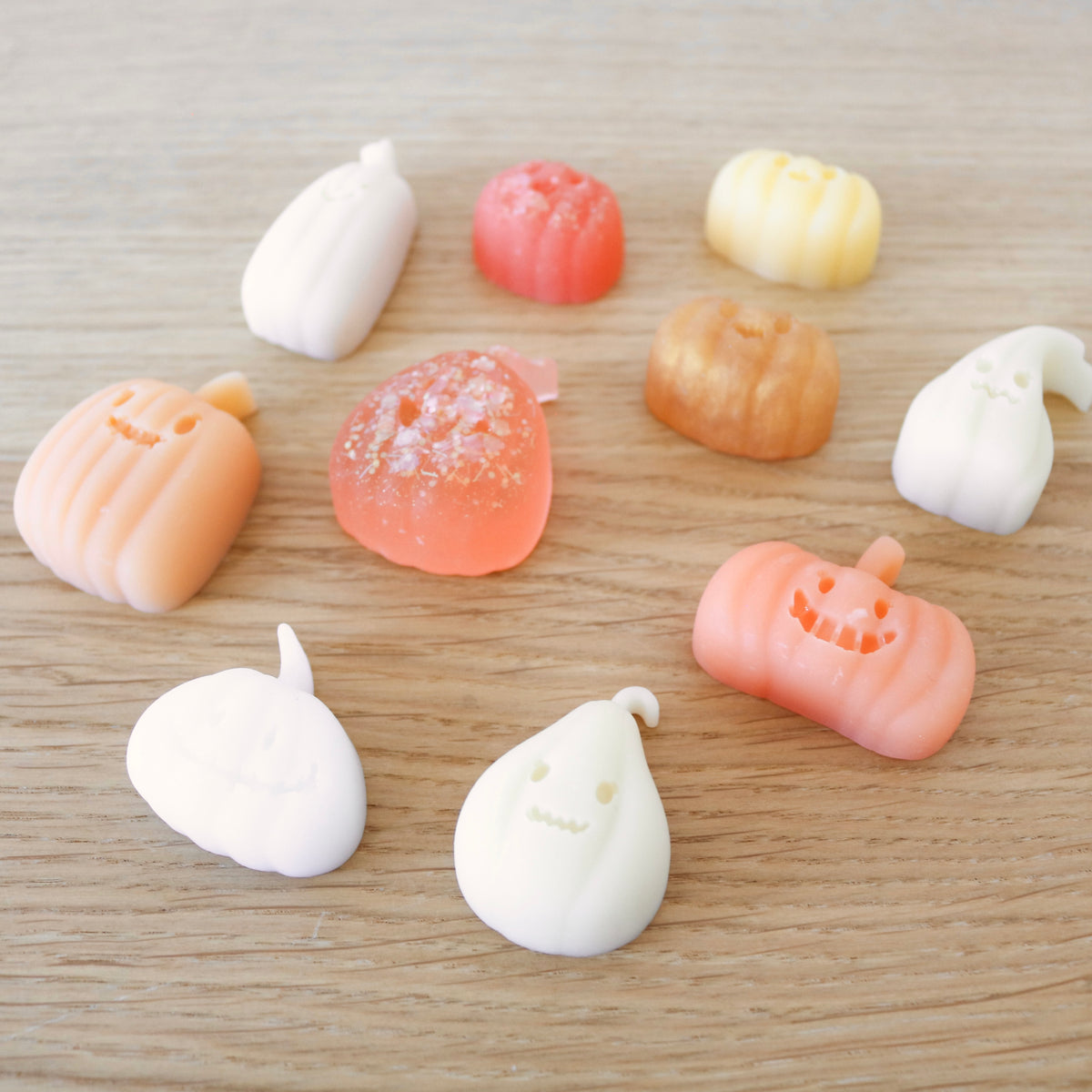 Resin Pumpkin Loose Parts (10 pcs.)