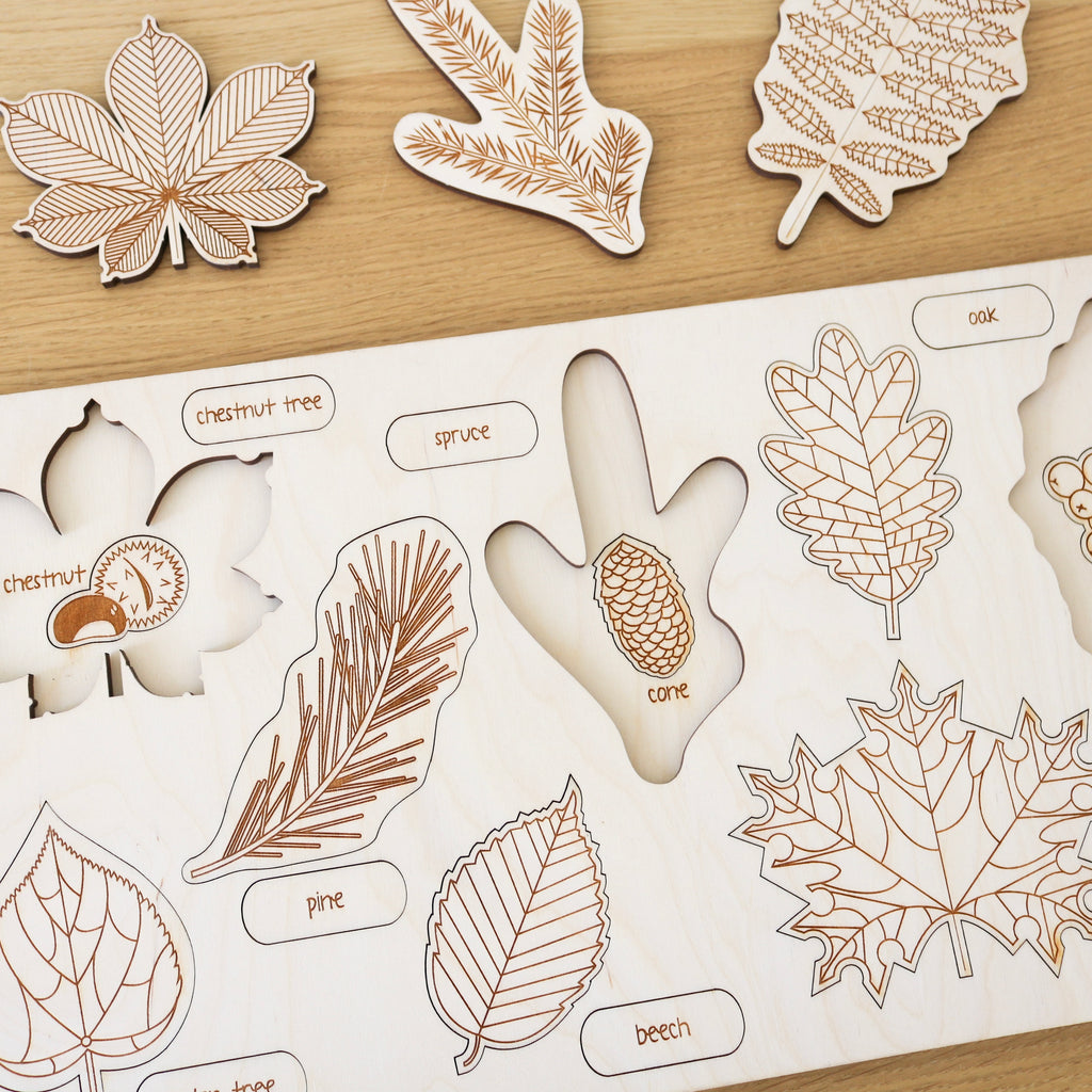 Leaves Wooden Puzzle
