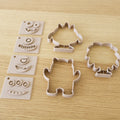 Halloween Monster Playdough Eco Cutter Stamp Set