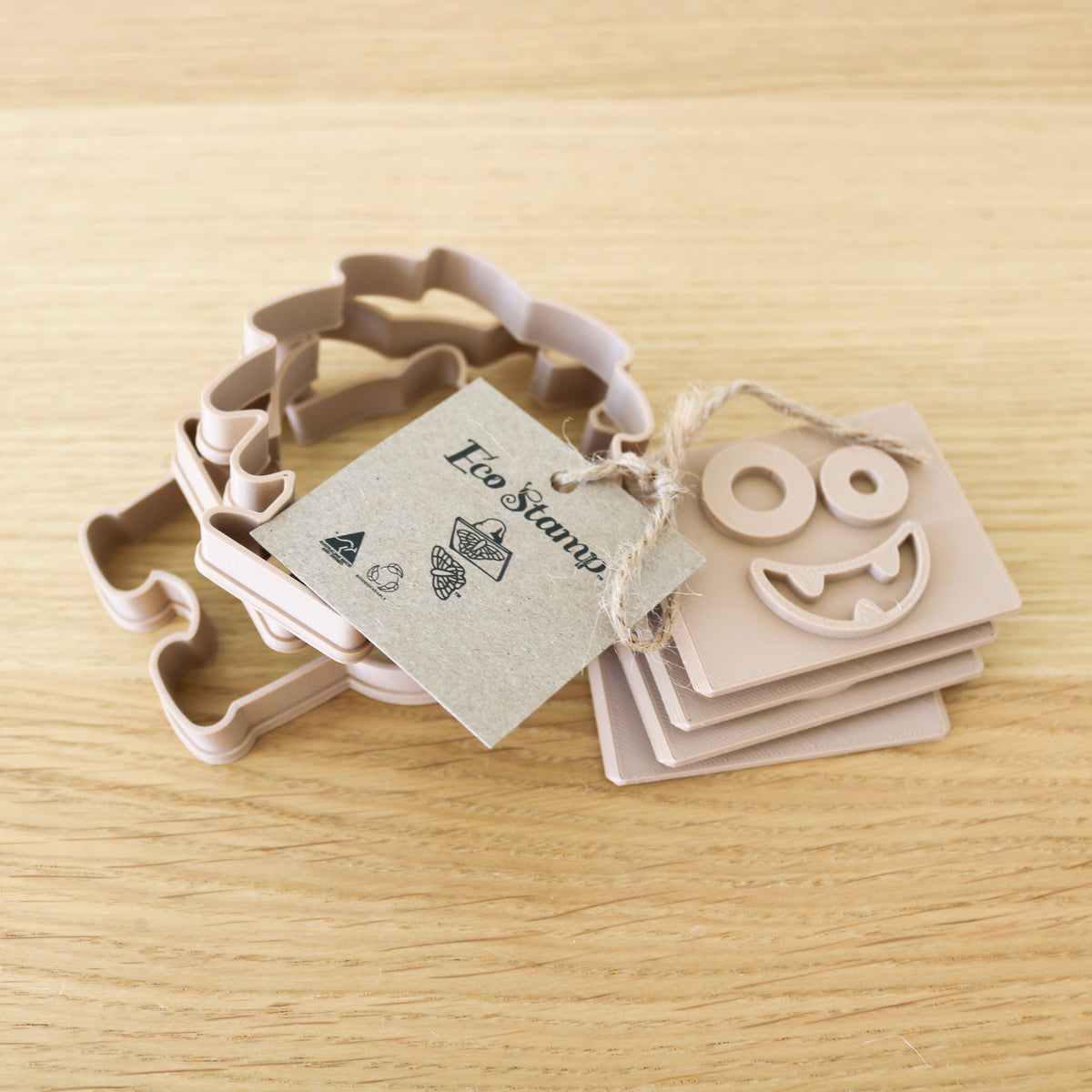 Halloween Monster Playdough Eco Cutter Stamp Set