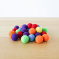 Rainbow Felt Balls (25 pcs.)