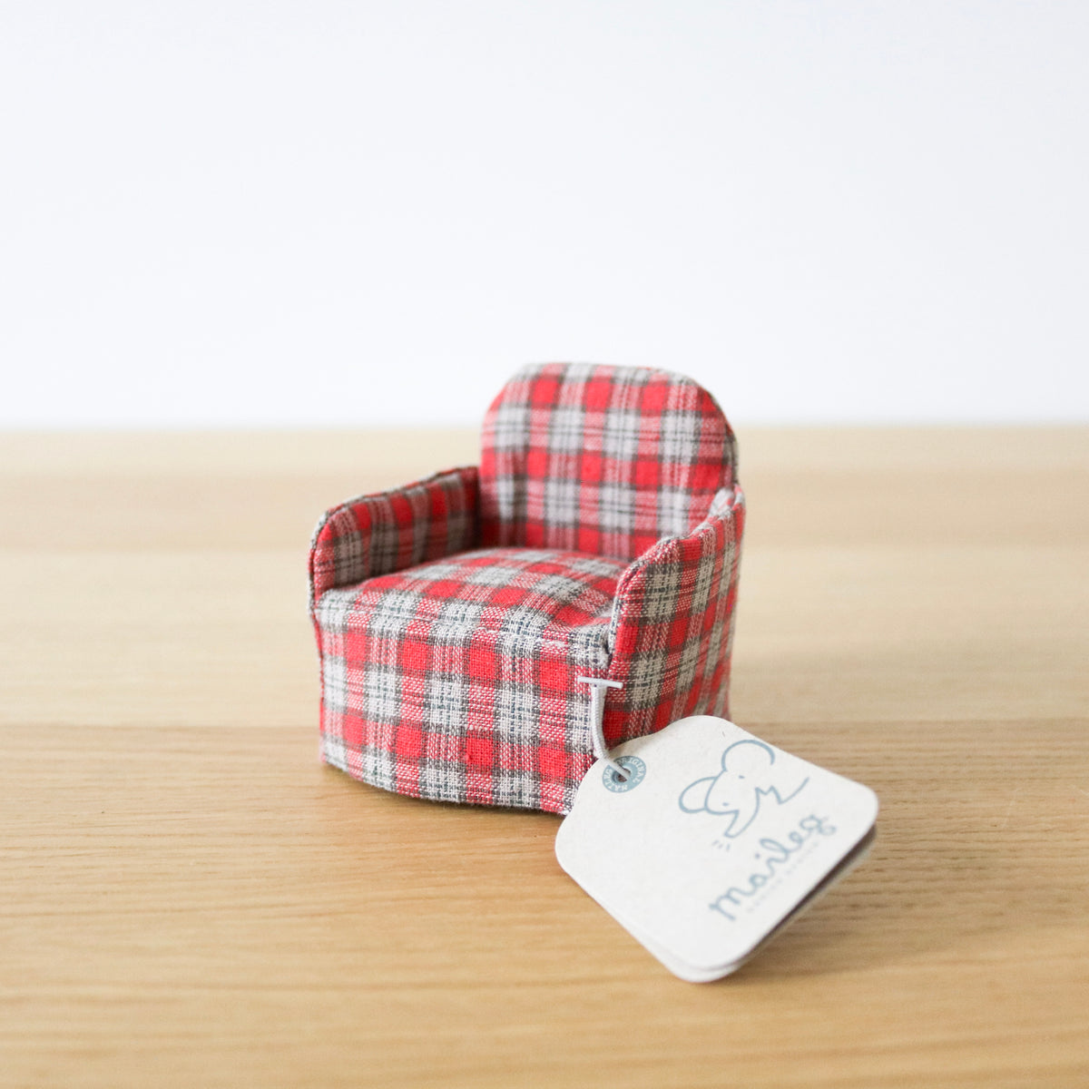 Red Checker Chair for Mice