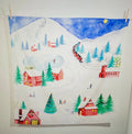 Tapis de jeu Village d'hiver